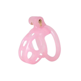 Ice Vision Pink Cobra Chastity Cage Type XS - 3d-chastity