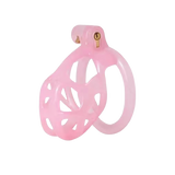 Ice Vision Pink Cobra Chastity Cage Type S - 3d-chastity