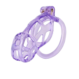 Ice Vision Purple Cobra Chastity Cage Type L - 3d-chastity