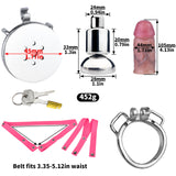 Inverted Chastity Cage with Large Dildo with Arc Ring product photo 18 of | 3d-chastity