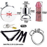 Inverted Chastity Cage with Large Dildo with Arc Ring product photo 17 of | 3d-chastity