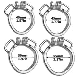 Inverted Chastity Cage with Large Dildo with Arc Ring wearing | 3d-chastity