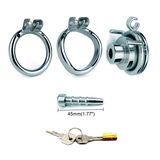 Special Negative Chastity Cage with Catheter wearing | 3d-chastity