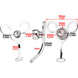 Inverted Chastity Cage with Belt full kit | 3d-chastity