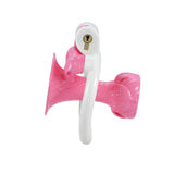 Inverted Morning Glory Chastity Cage material finish close | 3d-chastity
