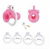 Inverted Morning Glory Chastity Cage rear | 3d-chastity