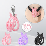 Invisible Cobra Chastity Cage with Silicone Ring main product | 3d-chastity