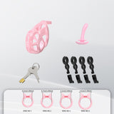 Invisible Cobra Chastity Cage with Silicone Ring product photo 13 of | 3d-chastity