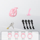 Invisible Mamba Chastity Cage with Silicone Ring product photo 11 of | 3d-chastity