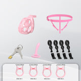 Invisible Cobra Chastity Cage with Silicone Ring product photo 12 of | 3d-chastity