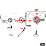 Invisible Inverted Urethral Cage with Belt Chastity Cage material finish close | 3d-chastity