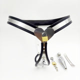 Keeper of Desire - Female Chastity Belt with Transparent Panel wearing | 3d-chastity