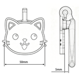 Kitten Flat Chastity Cage material finish close | 3d-chastity