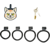 Kitten Flat Chastity Cage size and shape | 3d-chastity