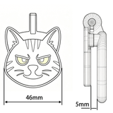 Kitten Flat Chastity Cage full kit | 3d-chastity