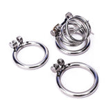 Chastity Device 1.10 Inch to 2.04 Inch LongAll 3 Rings Included full kit | 3d-chastity