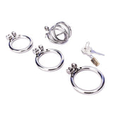 Chastity Device 1.10 Inch to 2.04 Inch LongAll 3 Rings Included rear | 3d-chastity