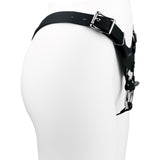 Leather Chastity Auxiliary Strap Cage material finish close | 3d-chastity