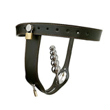Leather Lockable Chastity Belt for Female full kit | 3d-chastity