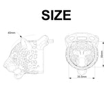 Leopard Head Chastity Cage product photo 15 of | 3d-chastity