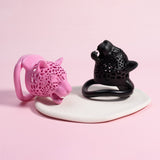 Leopard Head Chastity Cage size and shape | 3d-chastity