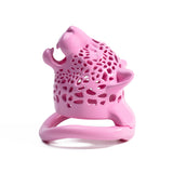 Leopard Head Chastity Cage full kit | 3d-chastity