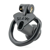 Light Cute Negative SLAVE Chastity Cage lock and ring | 3d-chastity