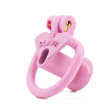 Light Cute Negative SLAVE Chastity Cage size and shape | 3d-chastity