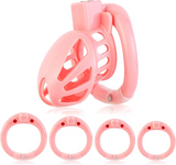 Lightweight Vertical Invisible Lock Chastity Cage main product | 3d-chastity