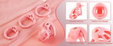Lightweight Vertical Invisible Lock Chastity Cage front | 3d-chastity
