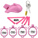 Little Devil Chastity Lock rear | 3d-chastity