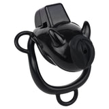 Little Devil Chastity Lock material finish close | 3d-chastity