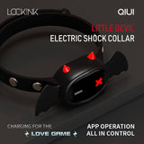 Little Devil Collar Chastity Cage material finish close | 3d-chastity
