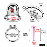 Lock Him Up Chastity Cage product photo 13 of | 3d-chastity