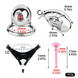 Lock Him Up Chastity Cage front | 3d-chastity