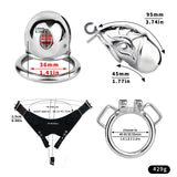 Lock Him Up Chastity Cage product photo 17 of | 3d-chastity