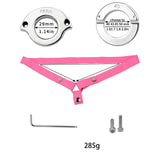 Lockable Stainless Steel Ring Chastity Cage product photo 11 of | 3d-chastity