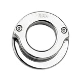 Lockable Stainless Steel Ring Chastity Cage side | 3d-chastity