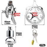 Locked In Love Chastity Cage rear | 3d-chastity