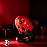 Lockink Retractable Estim Chastity Cage with Vibrations