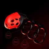 Lockink Retractable Estim Chastity Cage with Vibrations