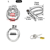 Locktober Chainmail Steel Chastity Lock material finish close | 3d-chastity
