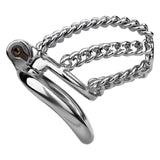 Locktober Chainmail Steel Chastity Lock rear | 3d-chastity