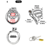 Locktober Chainmail Steel Chastity Lock wearing | 3d-chastity