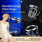 Happy Pride Chastity Cage with Support side | 3d-chastity