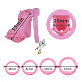 Lottery's Dress Chastity Cage material finish close | 3d-chastity