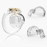 Lovely Jarhead Chastity Device with 4 Rings size and shape | 3d-chastity
