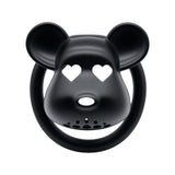 Lovely Stupid Bear Chastity Cage material finish close | 3d-chastity