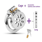 Loyalty Husband Flat Small Chastity Cage front | 3d-chastity