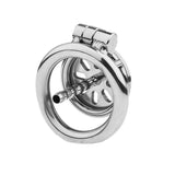Loyalty Husband Flat Small Chastity Cage side | 3d-chastity